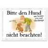 Warnschild: Hund Nicht Beachten! -Hunter || Trixie || Pinewood Verkäufe 561207905aluminiumschild fuer draussen hund nicht beachten 5612079rrfImd14eerI4