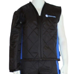 Schutzjacke Schwarz/blau