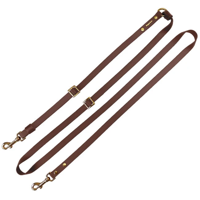 Niggeloh Biothane Umhängeleine NOBLE Braun 3 Niggeloh Biothane Umhängeleine NOBLE Braun